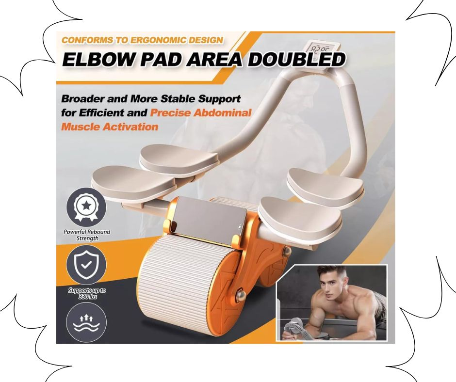 👊🚀RUEDA ABDOMINAL DOBLE SOPORTE PARA CODO👊🚀