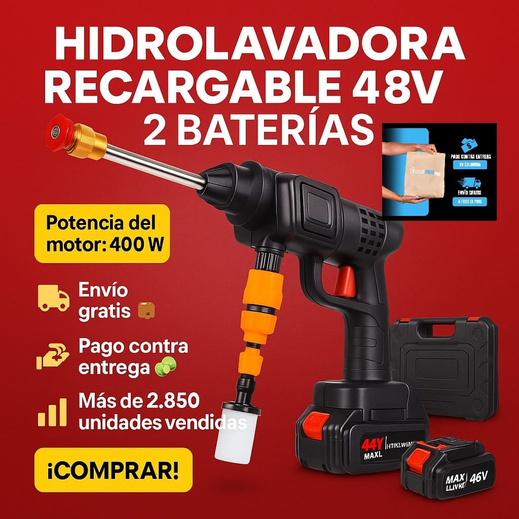 Combo Hidrolavadora + Aspiradora +Compresor