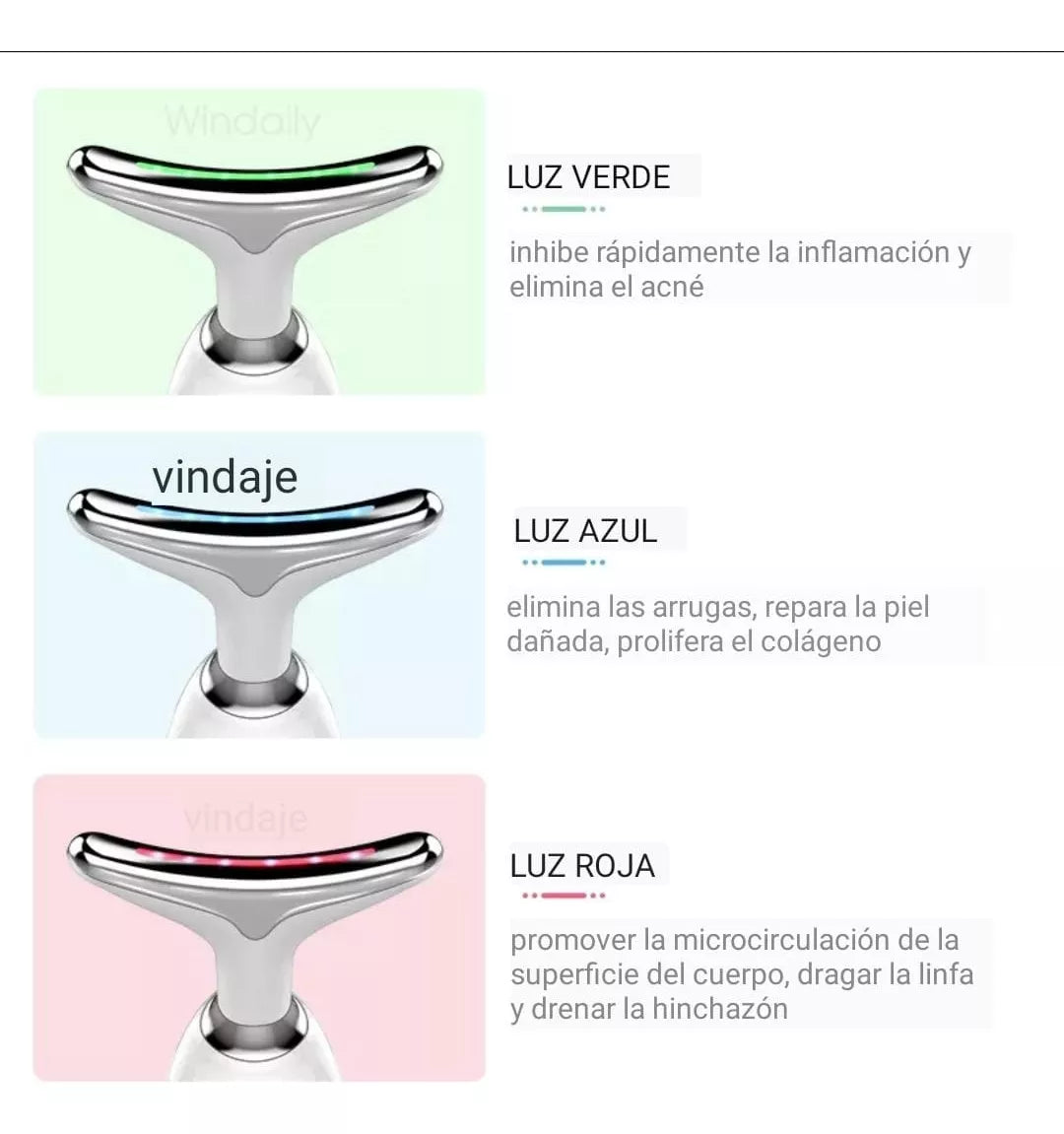 🌟Tonificador Masajeador Facial Electrico Antiarruga 🌟