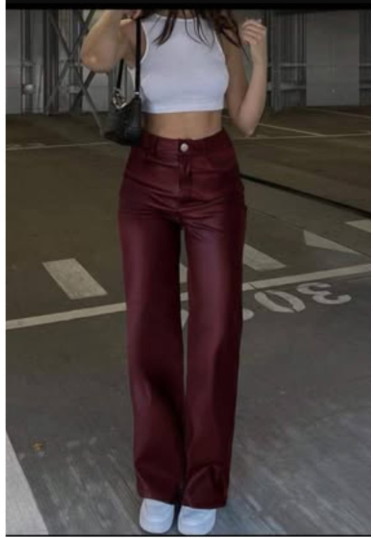 💥PANTALON OVERSIZE TIPO CUERO💥